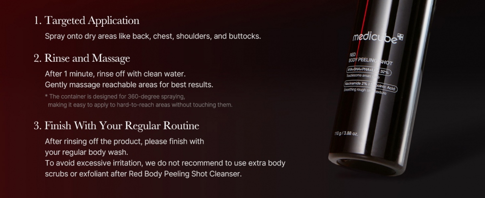 Red Acne Body Peeling Shot 2.0 110g4